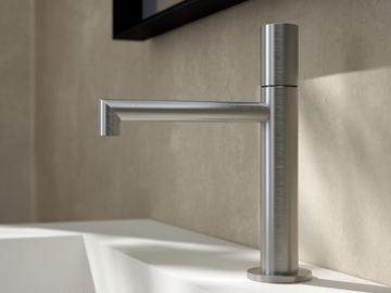 28MM - Countertop steel washbasin mixer by Rubinetterie Treemme - view 2